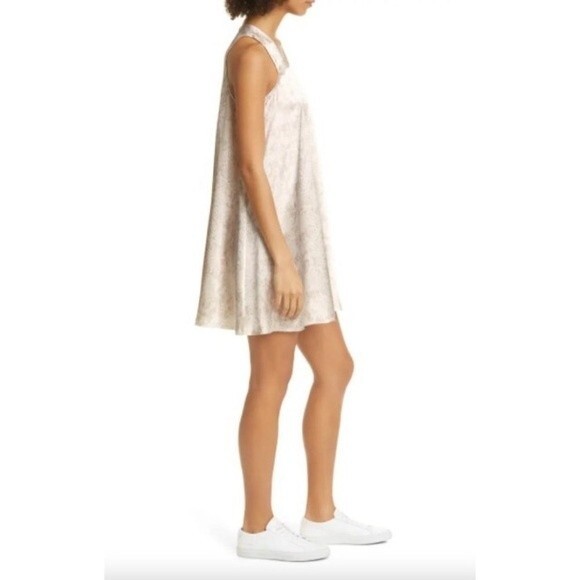 ATM Anthony Thomas Melillo Tank Dress Size Medium Pink Silk Mini New - Picture 3 of 14